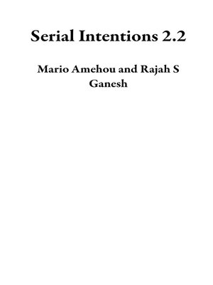 cover image of Serial Intentions 2.2